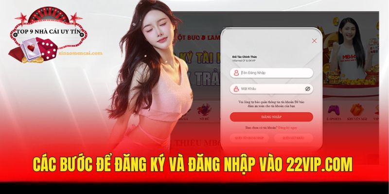 Các bước để đăng ký và đăng nhập vào tài khoản