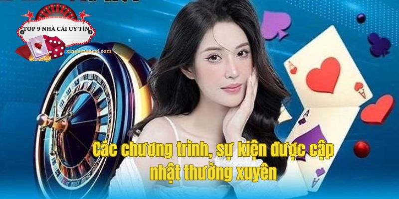 Các chương trình, sự kiện được cập nhật thường xuyên