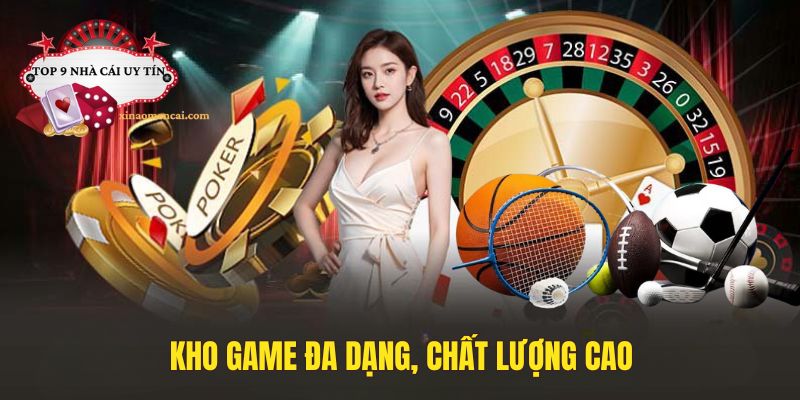 Kho game nhà cái VN23 com đa dạng, chất lượng cao
