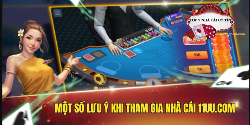 Một số những lưu ý khi tham gia chơi tại nhà cái