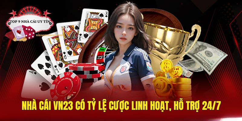 Nhà cái VN23 com cung cấp tỷ lệ cược linh hoạt